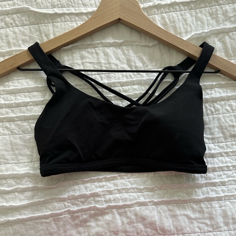 lululemon Black Crisscross Sports Bra - Picture 2 of 4